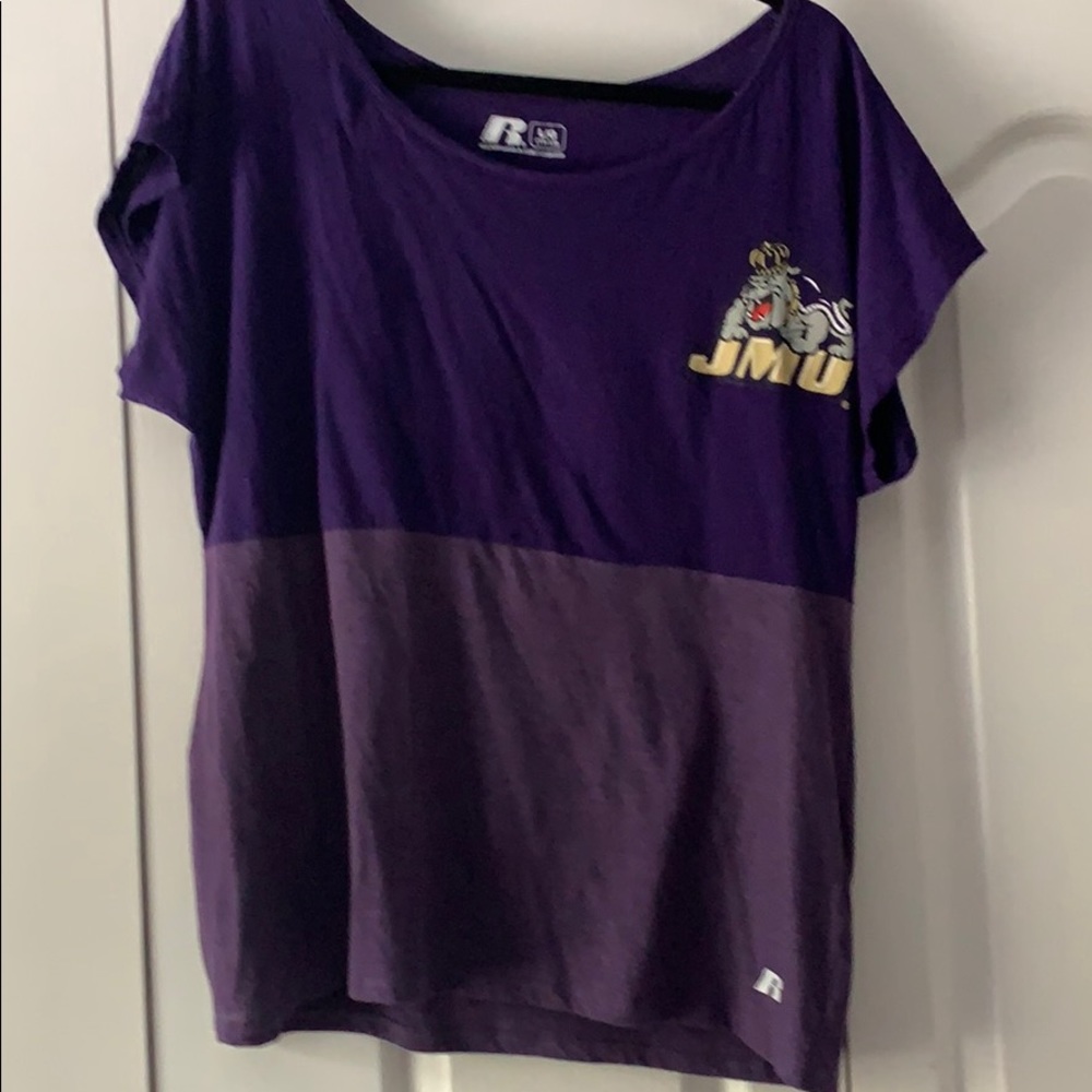 Purple JMU workout top!